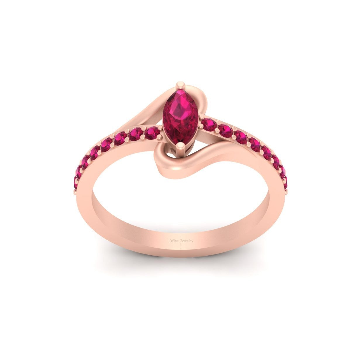 ROSE GOLD ENGAGEMENT RING
