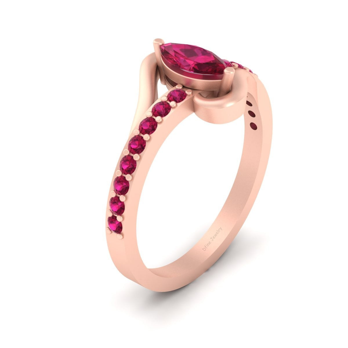 ROSE GOLD ENGAGEMENT RING