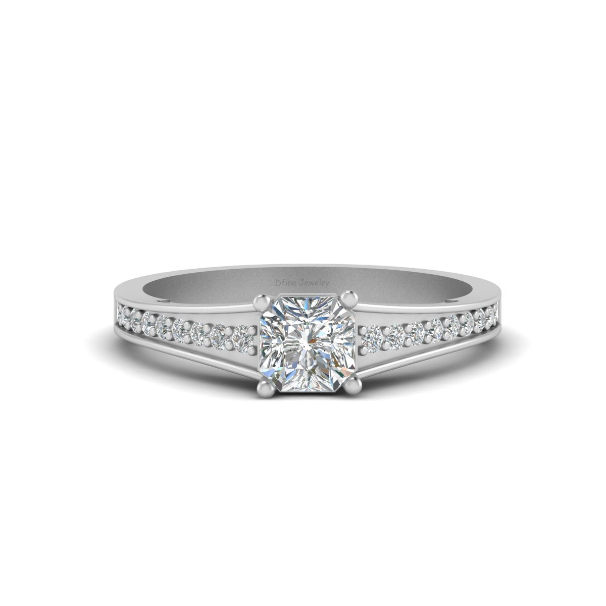 RADIANT DIAMOND RING FOR HER