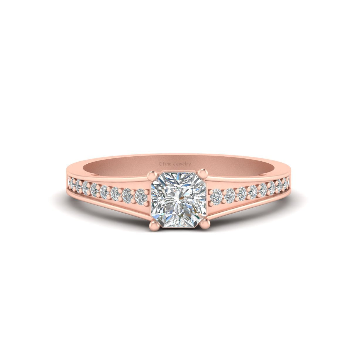 RADIANT DIAMOND RING FOR HER