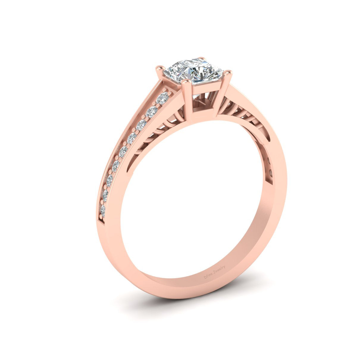 RADIANT DIAMOND RING FOR HER