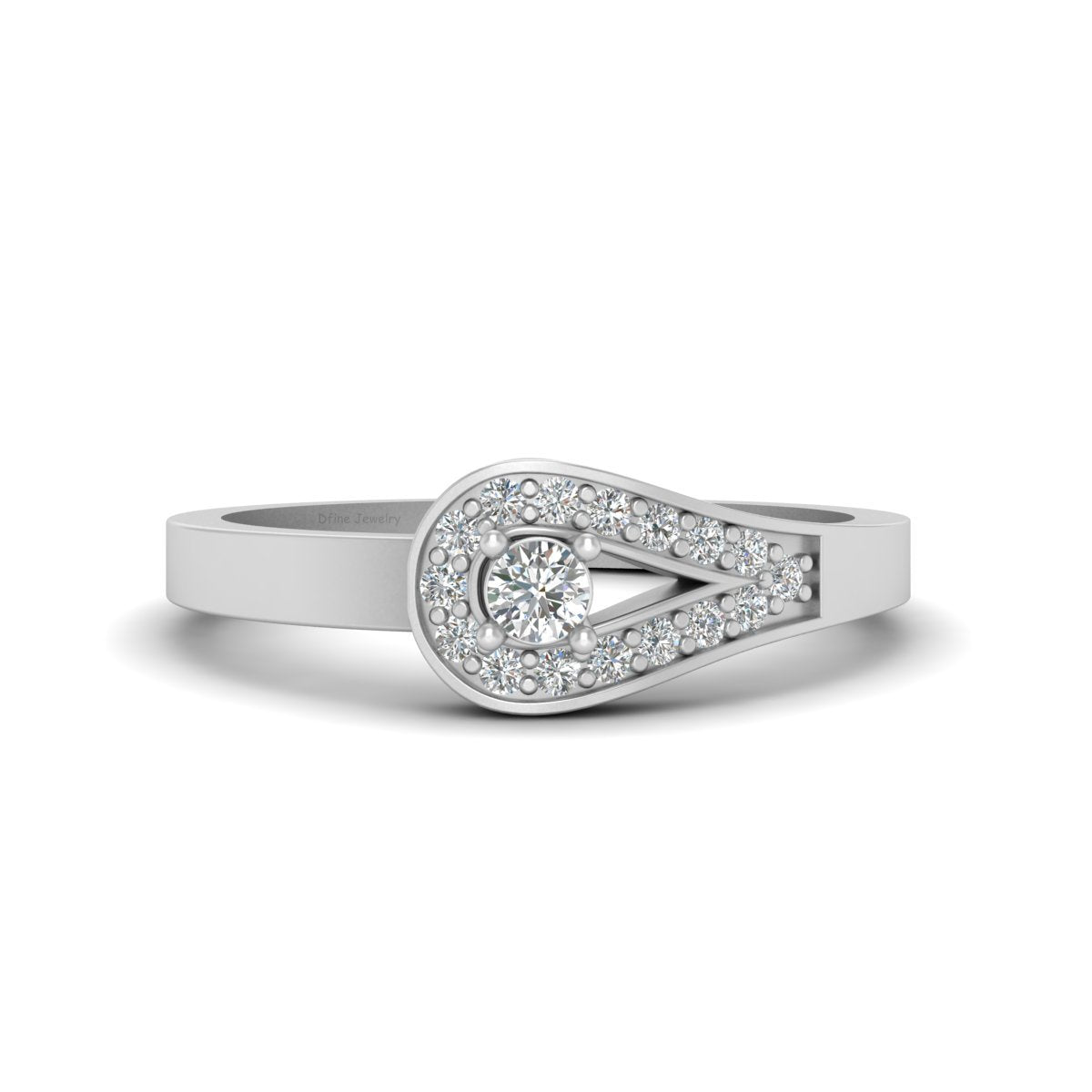 0.25CTTW DIAMOND RING FOR WOMEN