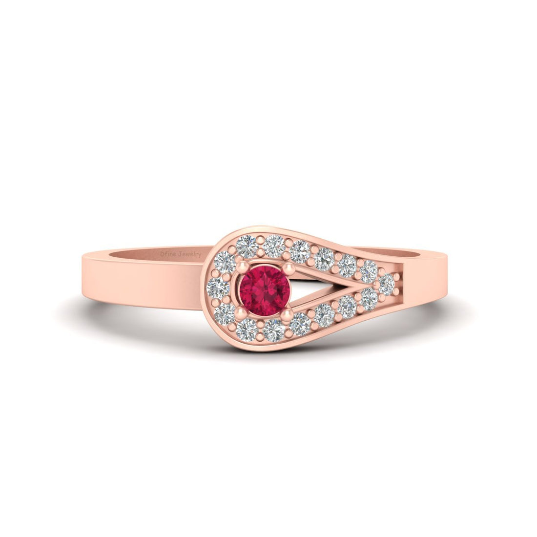ROSE GOLD ENGAGEMENT RING