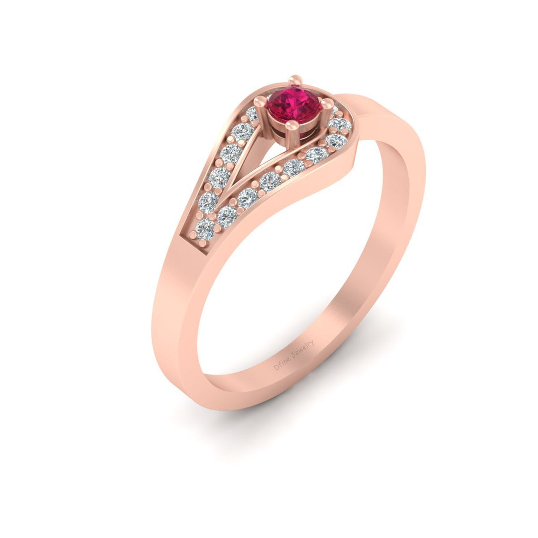 ROSE GOLD ENGAGEMENT RING