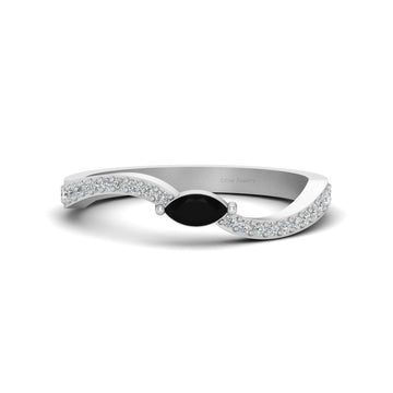 WAVY WEDDING BAND FOR WOMEN