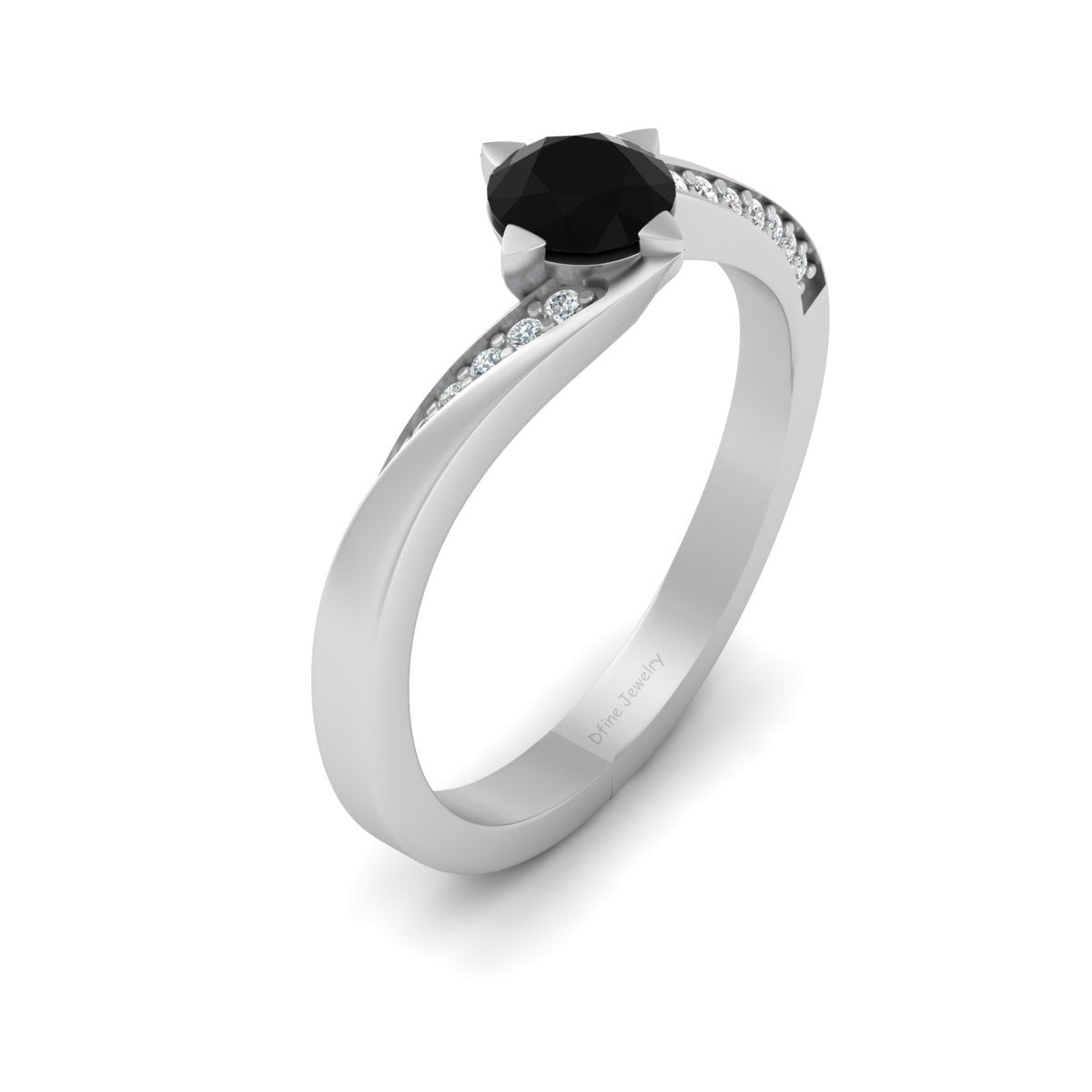 TWISTED PROMISE RING FOR HER