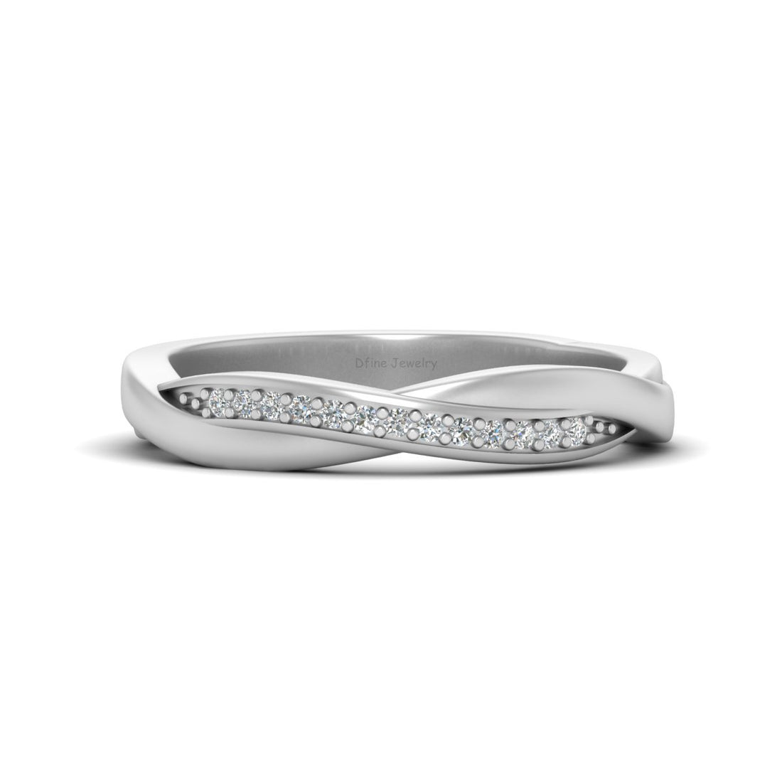 STERLING SILVER TWISTED RING