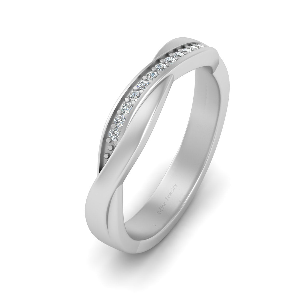 STERLING SILVER TWISTED RING