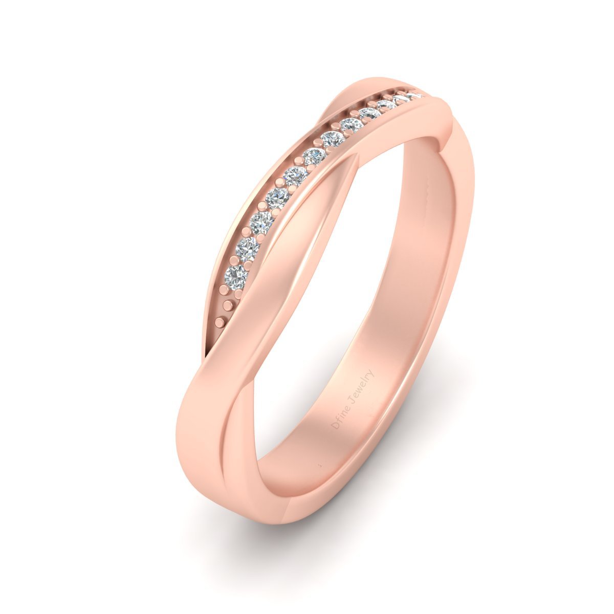 STERLING SILVER TWISTED RING