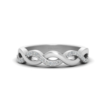 TWISTED WEDDING BAND FOR HER