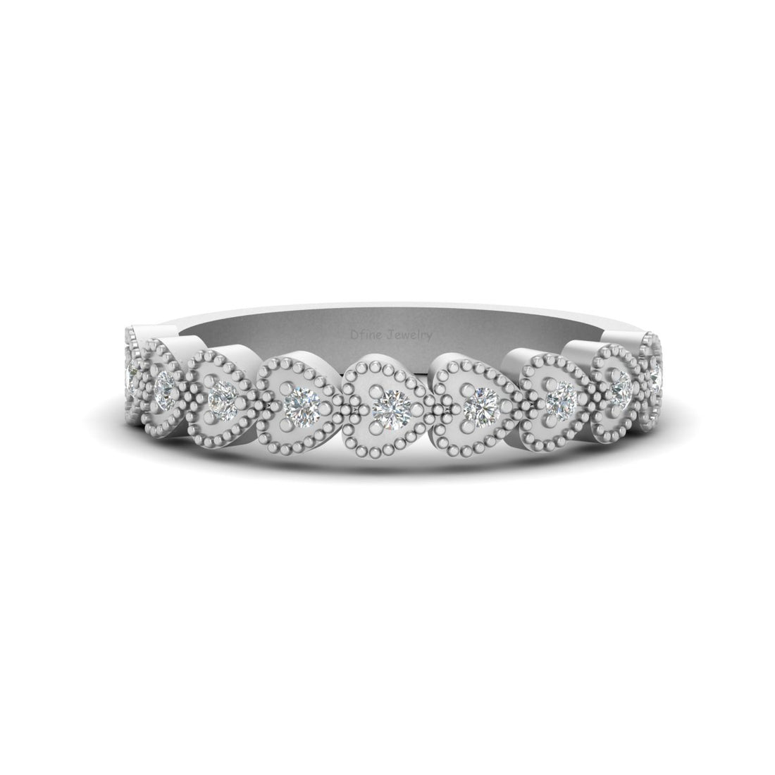 DIAMOND HEART PROMISE RING