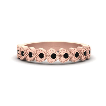 MILGRAIN HEART ENGAGEMENT RING