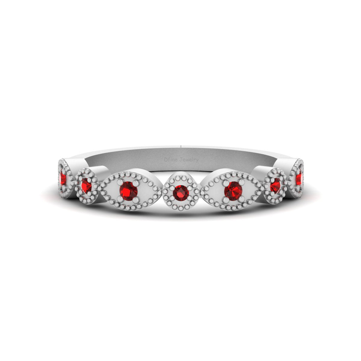 RED CZ PROMISE RING