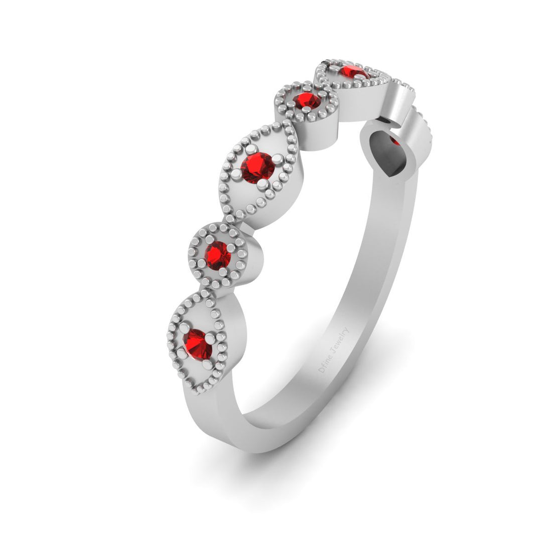 RED CZ PROMISE RING