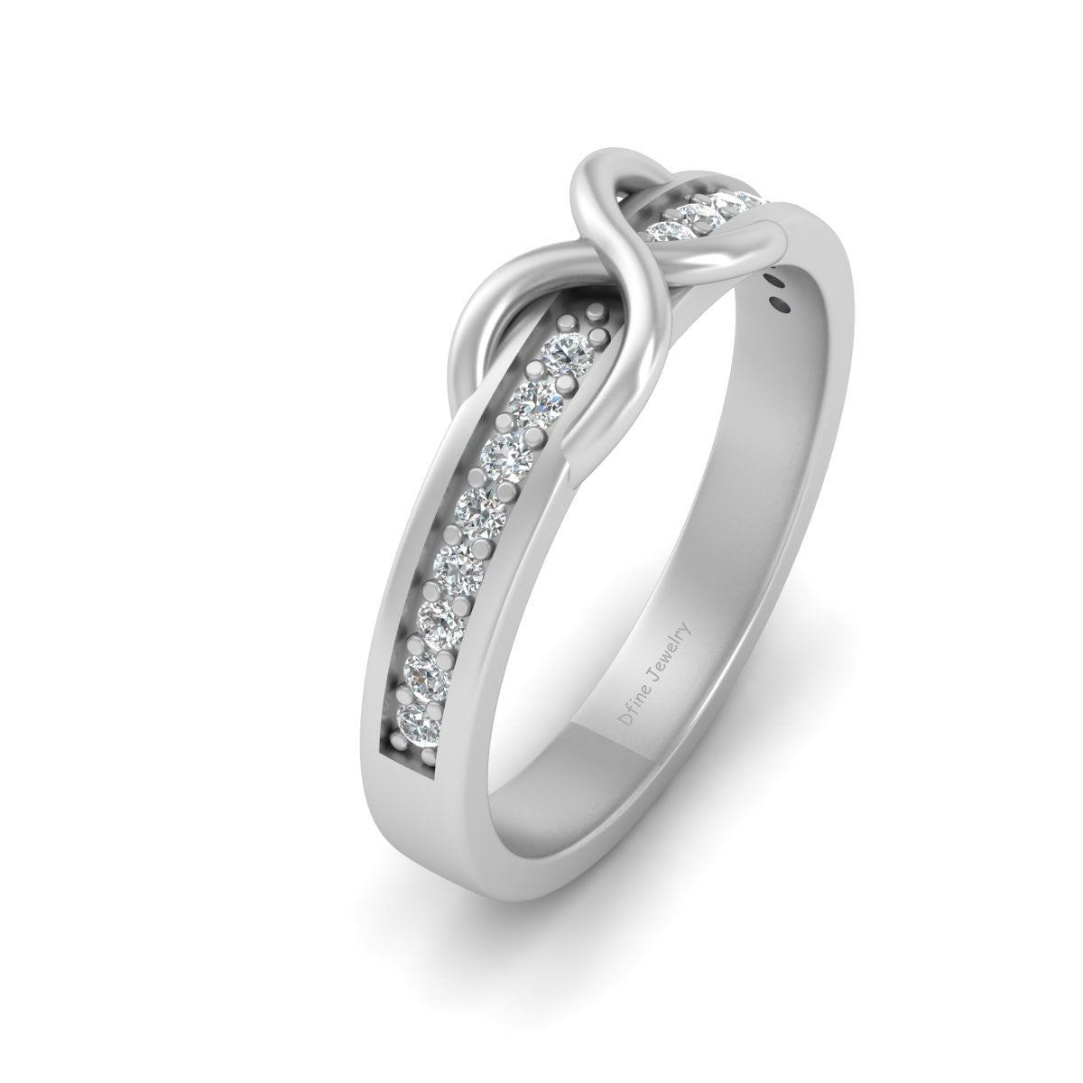 INFINITY WEDDING RING BAND