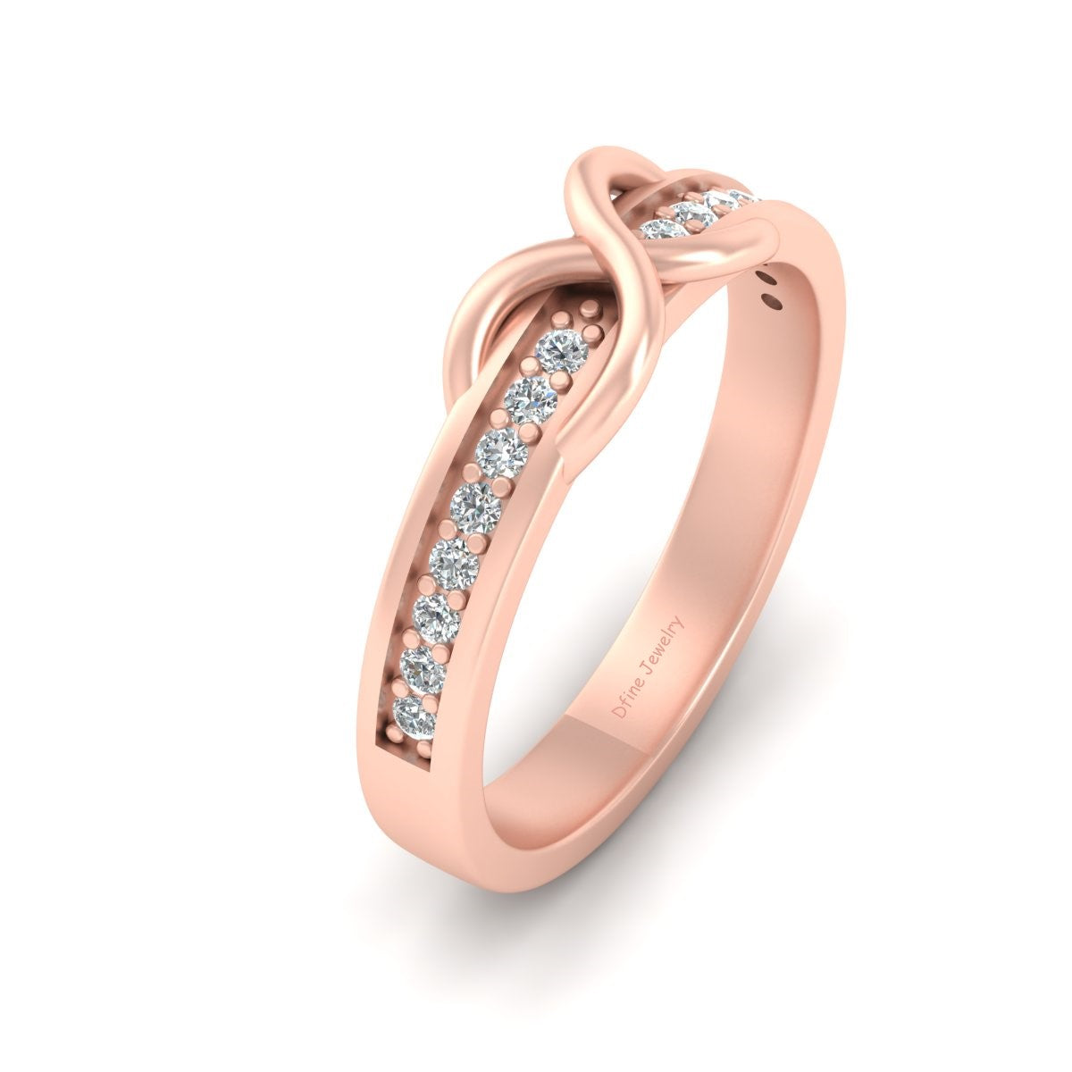 INFINITY WEDDING RING BAND
