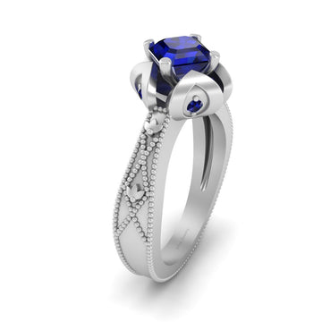 FLORAL ENGAGEMENT RING FOR HER