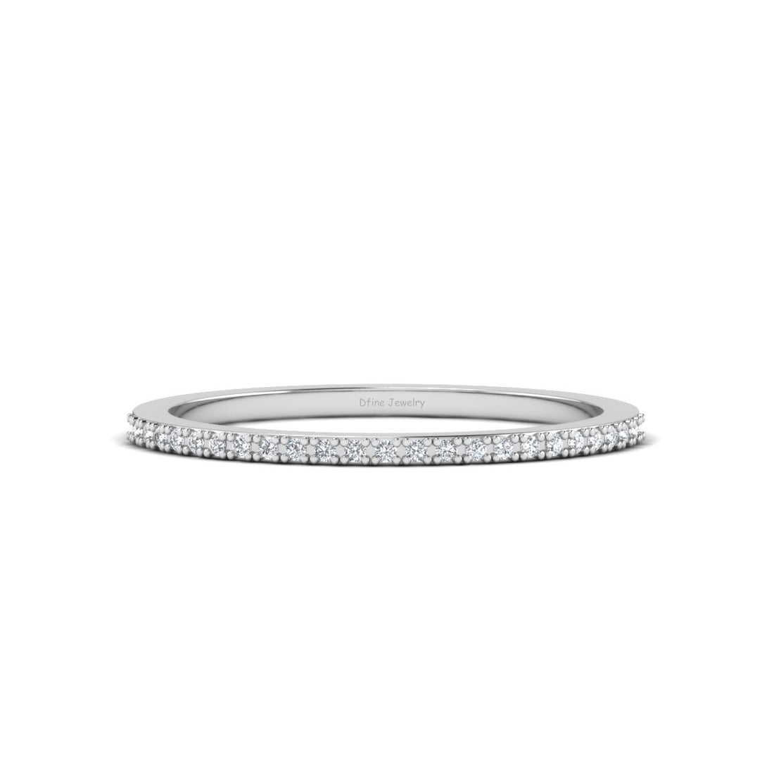 NATURAL DIAMOND STACKABLE BAND