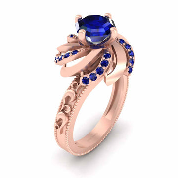 SAPPHIRE ENGAGEMENT RING FOR WOMEN