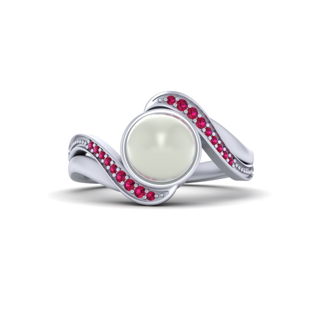 PEARL ENGAGEMENT RING