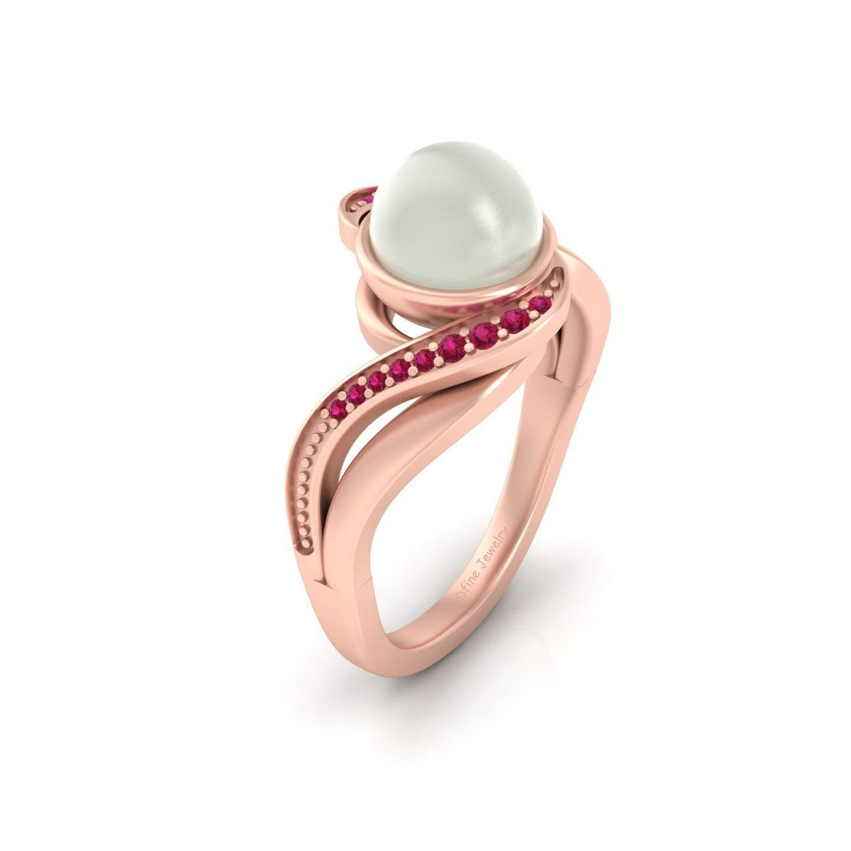 PEARL ENGAGEMENT RING