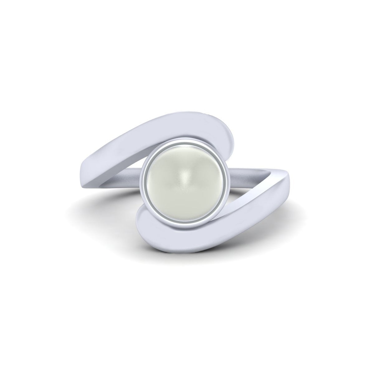 OFF WHITE PEARL WEDDING RING