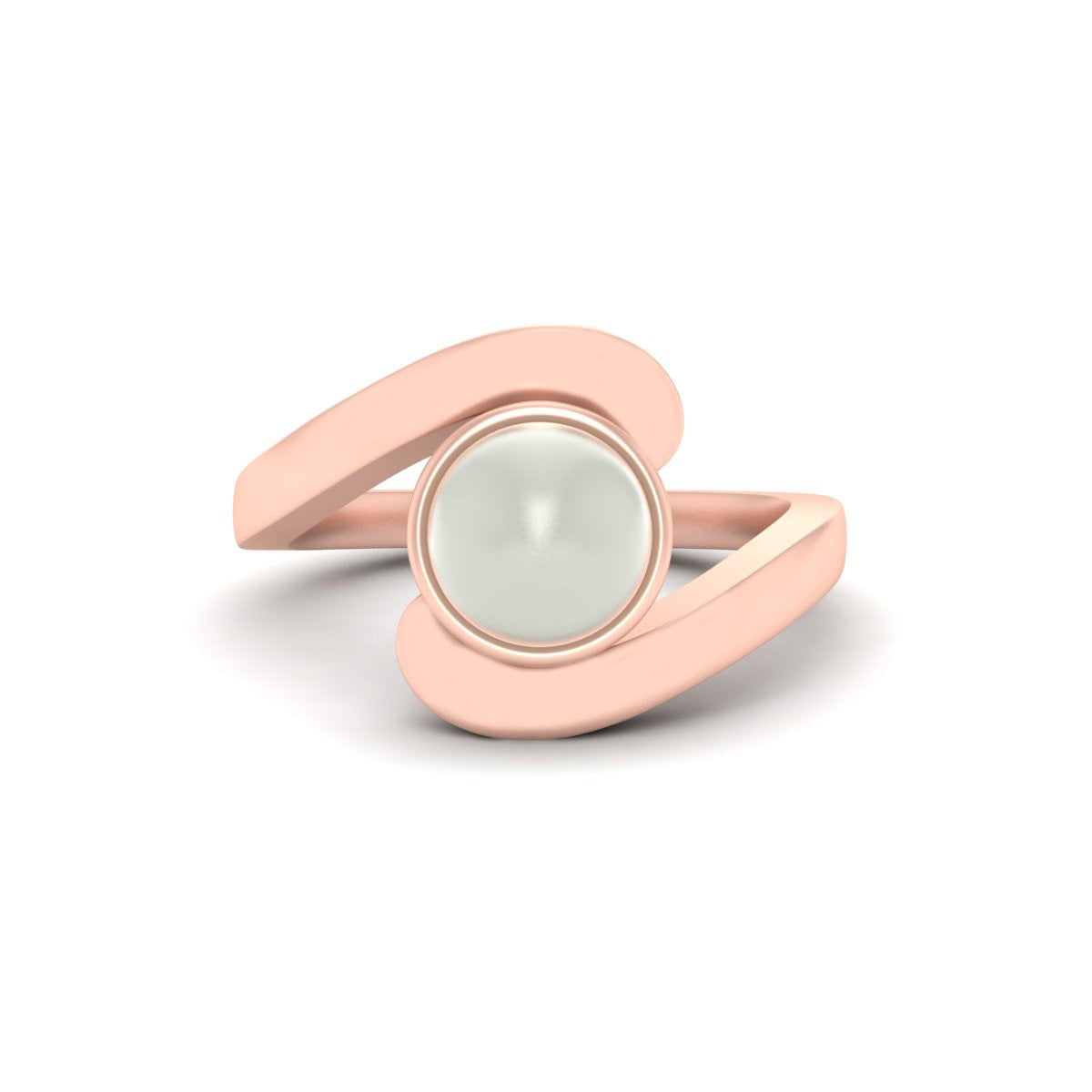OFF WHITE PEARL WEDDING RING