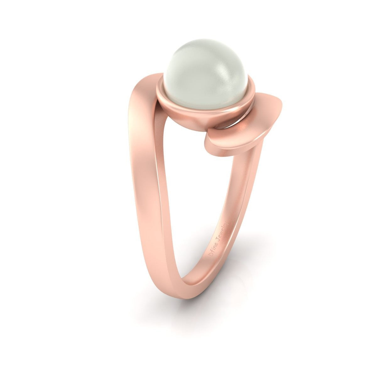 OFF WHITE PEARL WEDDING RING