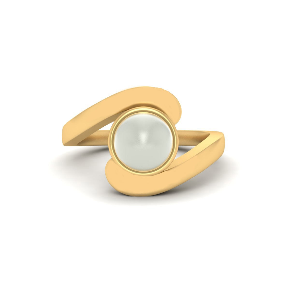 OFF WHITE PEARL WEDDING RING