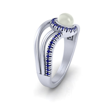 OFF WHITE PEARL RING