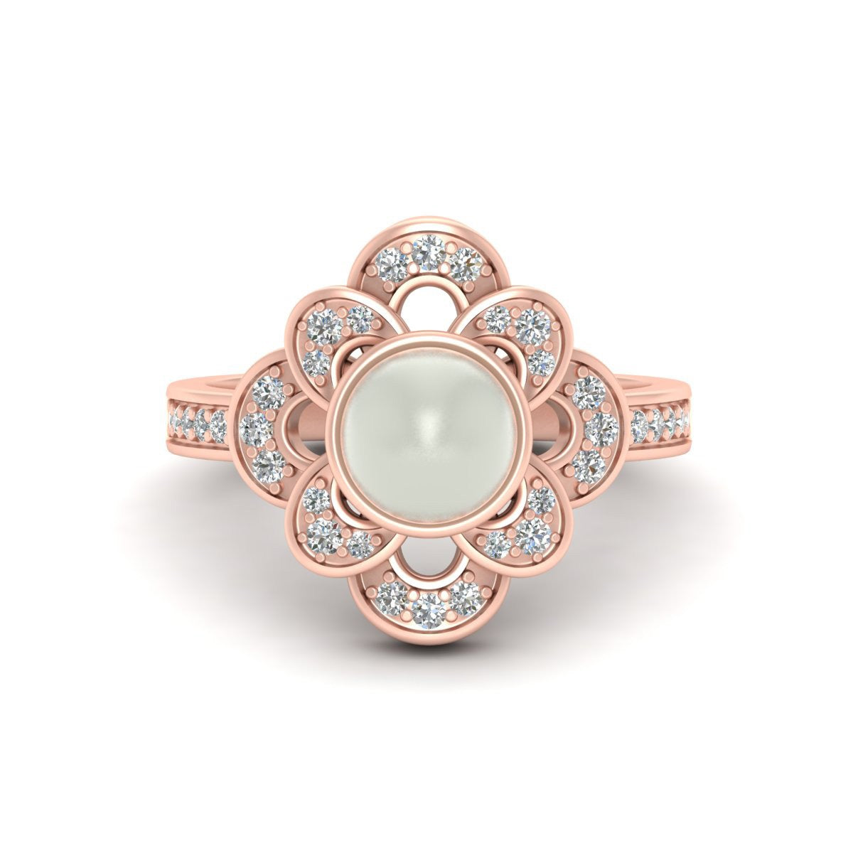 ART NOUVEAU PEARL RING