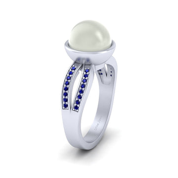 9.0MM OFF WHITE PEARL RING