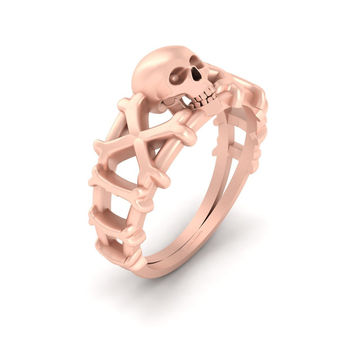 Crossbones Skull Ring For Women