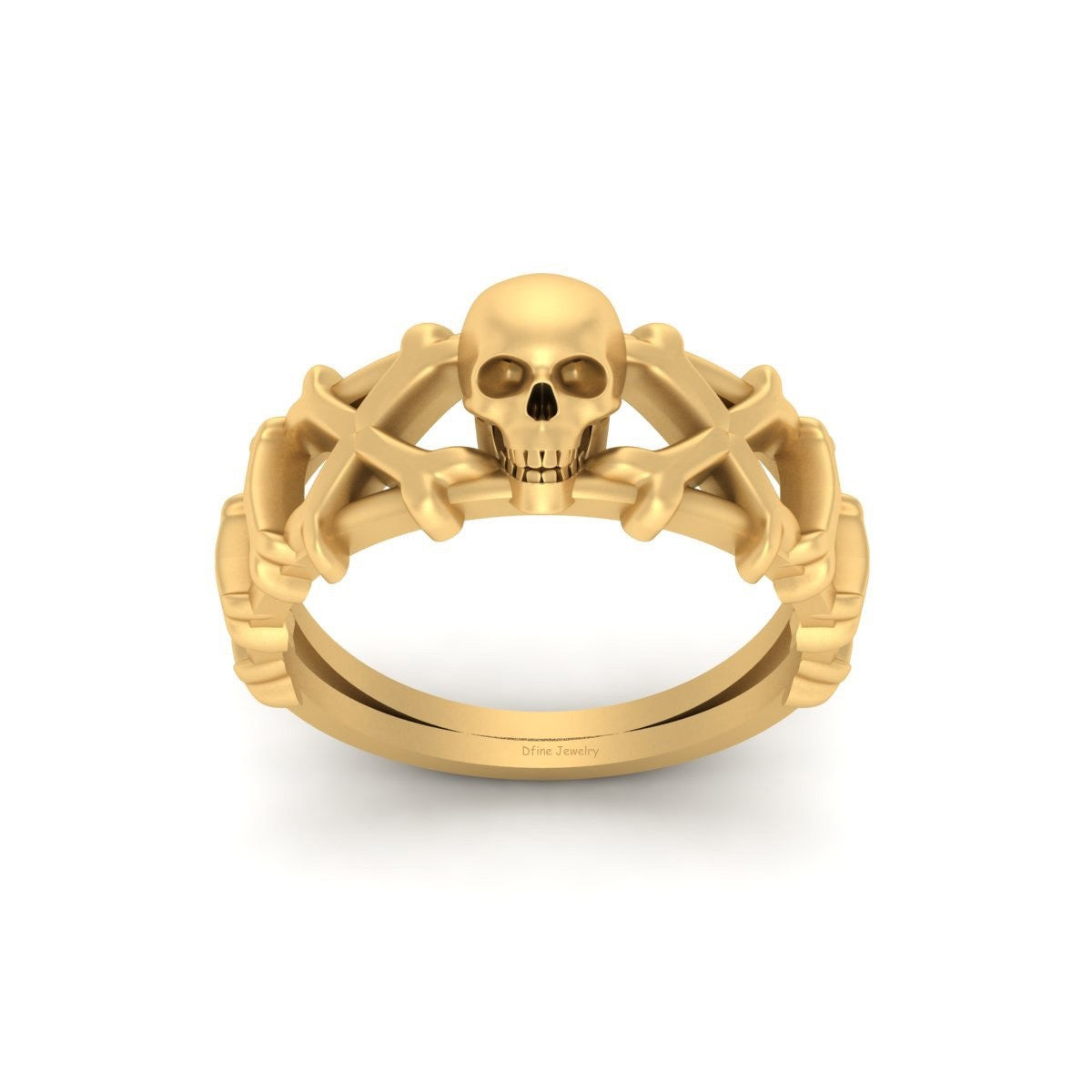 Crossbones Skull Ring For Women