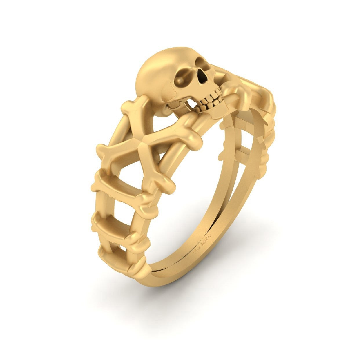 Crossbones Skull Ring For Women