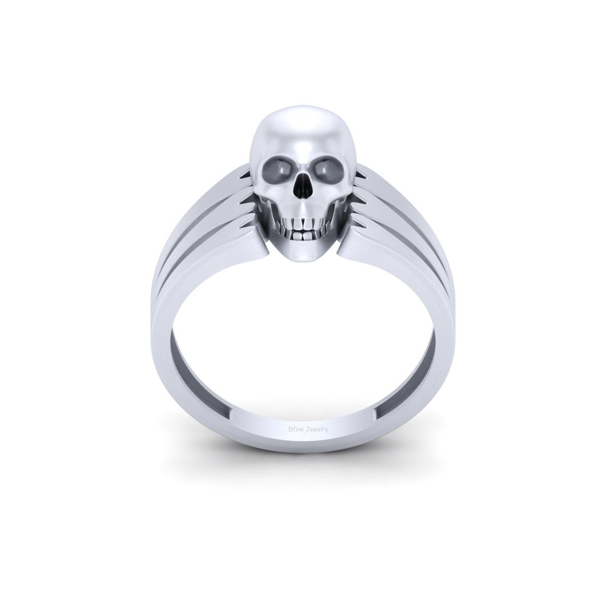 Bones and Skull Wedding Ring