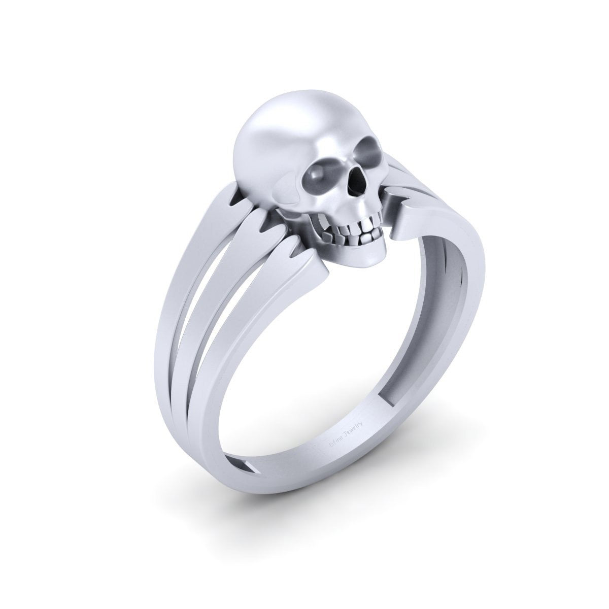 Bones and Skull Wedding Ring