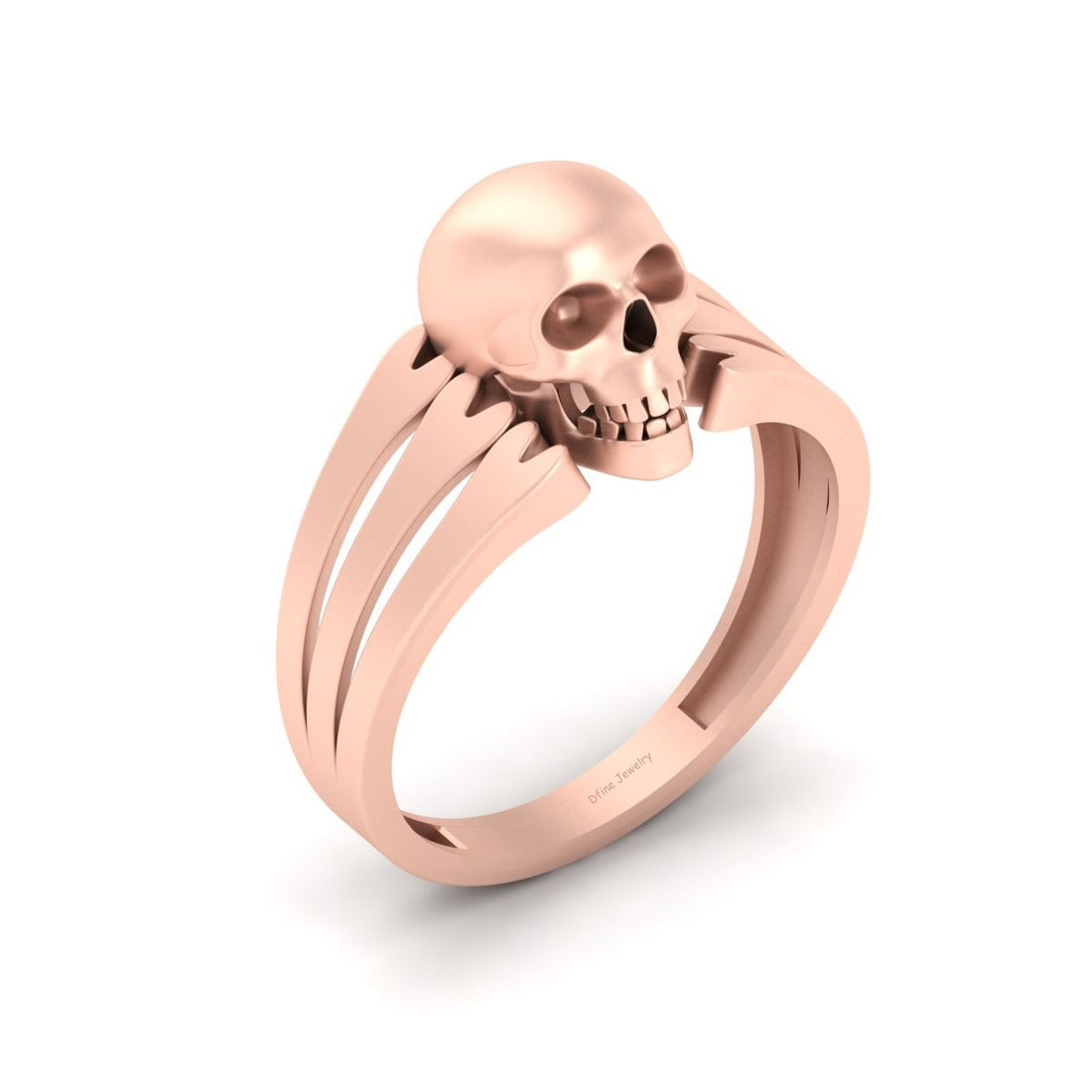 Bones and Skull Wedding Ring