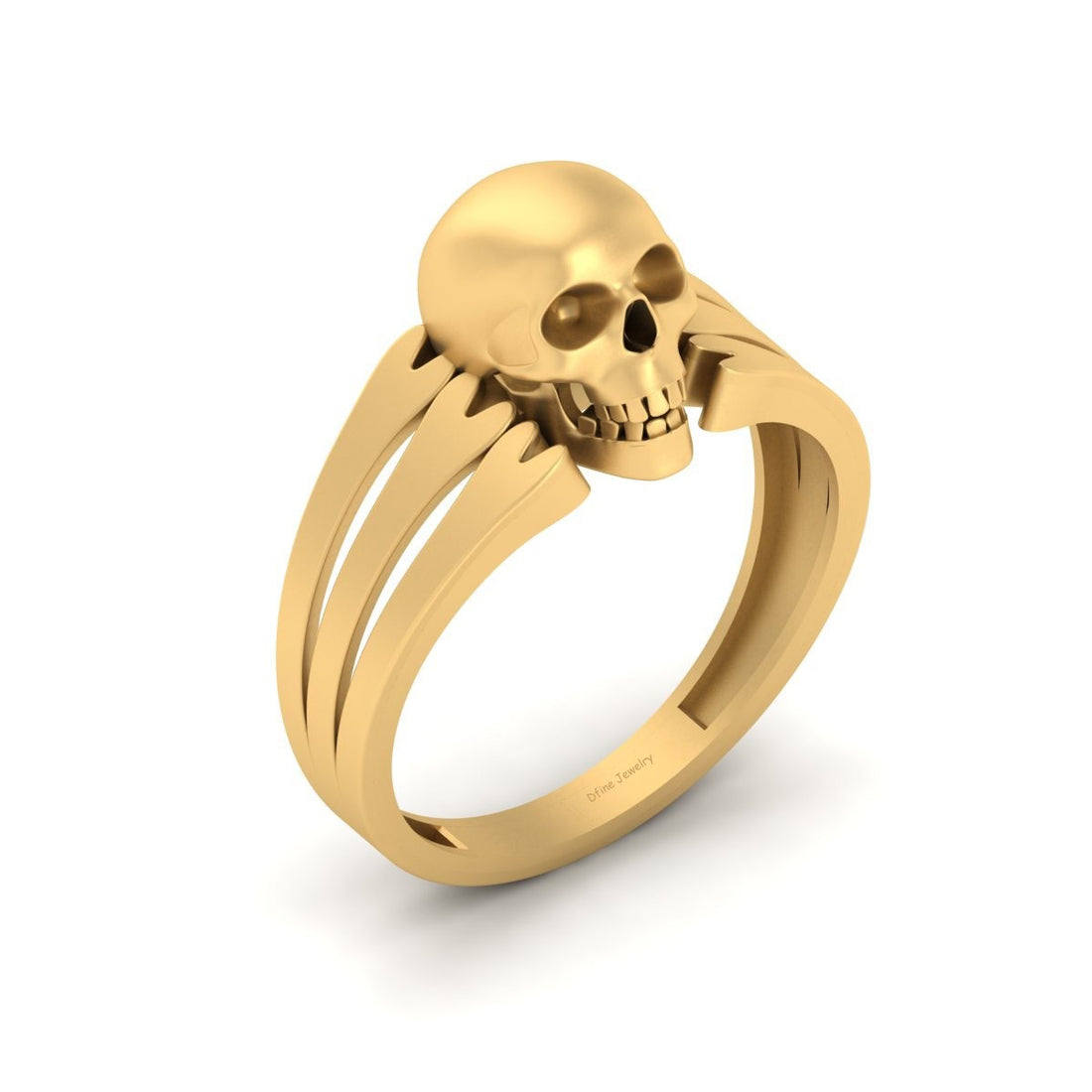 Bones and Skull Wedding Ring