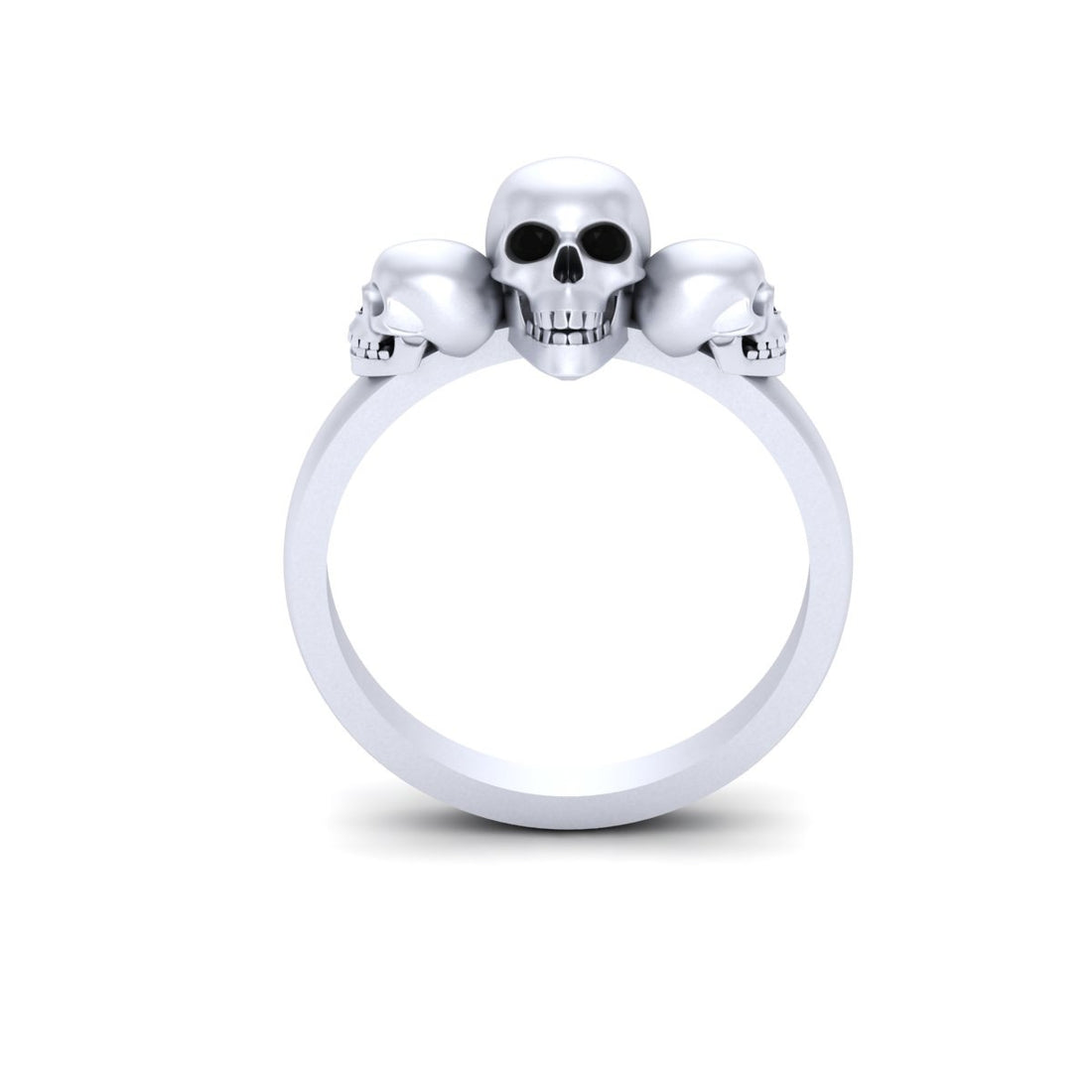 Memento Mori Skull Engagement Ring