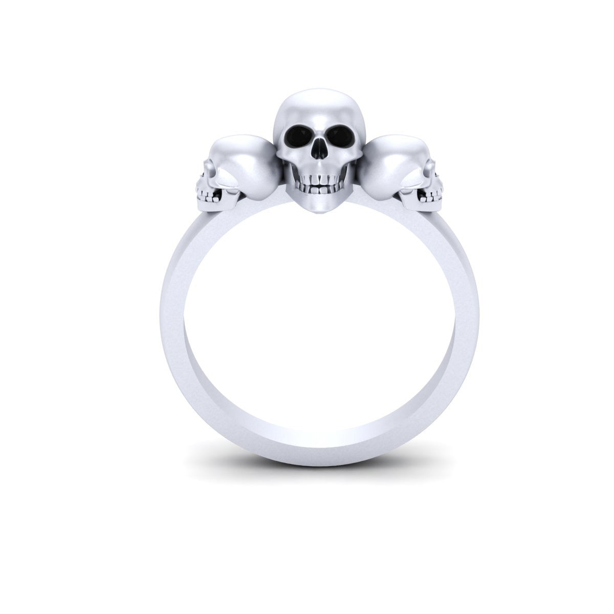 Memento Mori Skull Engagement Ring