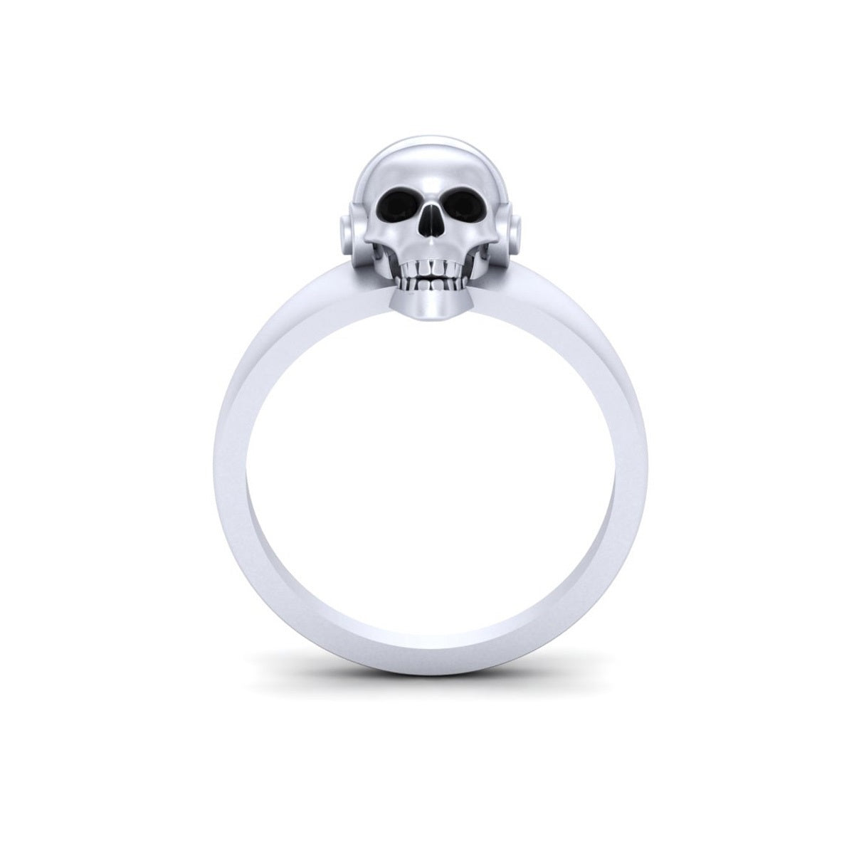 Hip Hop DJ Skull Ring