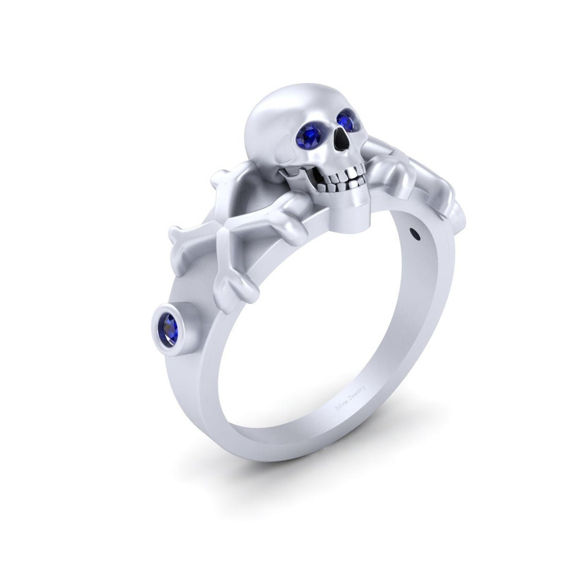 PIRATES SKULL WEDDING RING