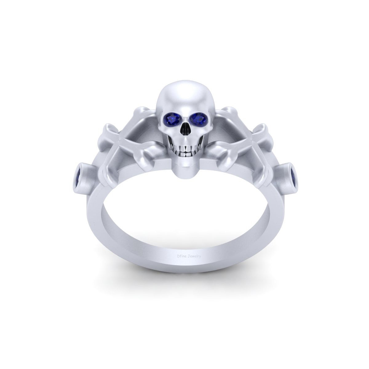 PIRATES SKULL WEDDING RING