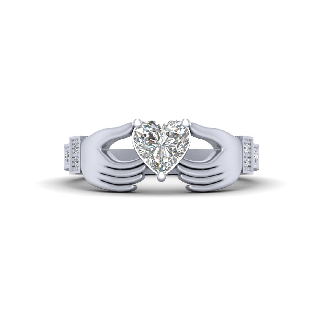 DIAMOND TRADITIONAL IRISH RING
