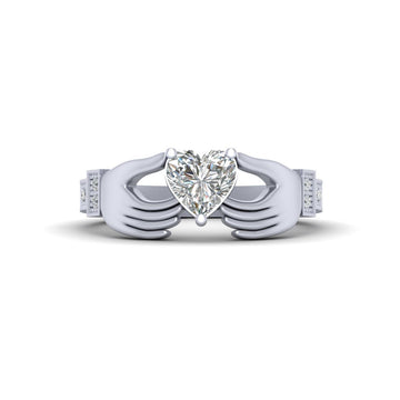 DIAMOND TRADITIONAL IRISH RING