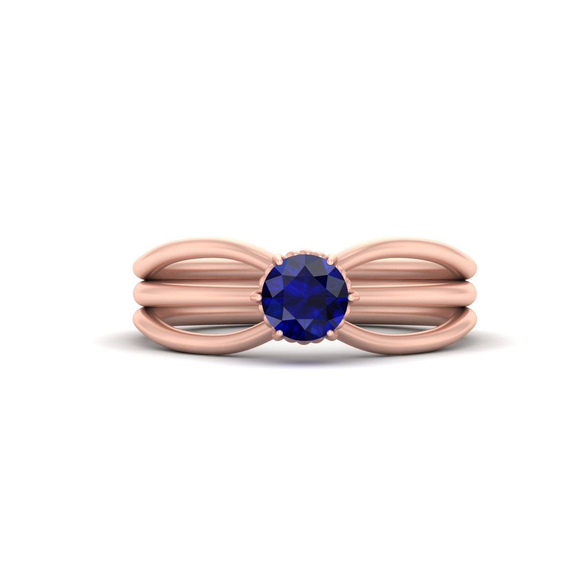 HALF CARAT SAPPHIRE ENGAGEMENT RING