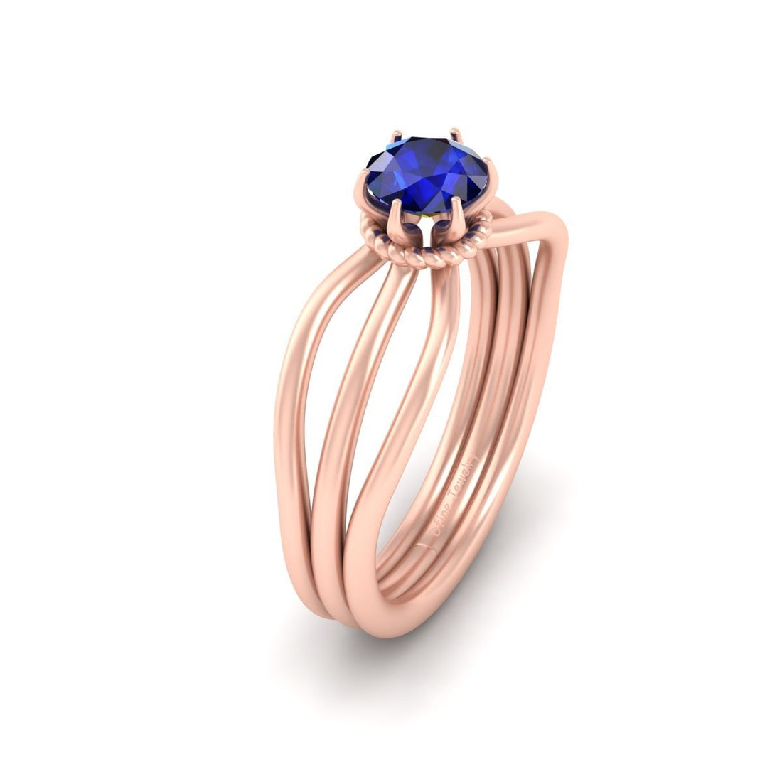 HALF CARAT SAPPHIRE ENGAGEMENT RING