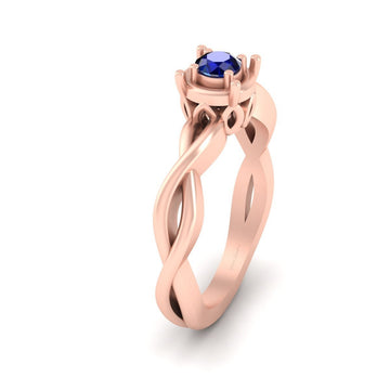 ROSE GOLD INTERTWINED RING