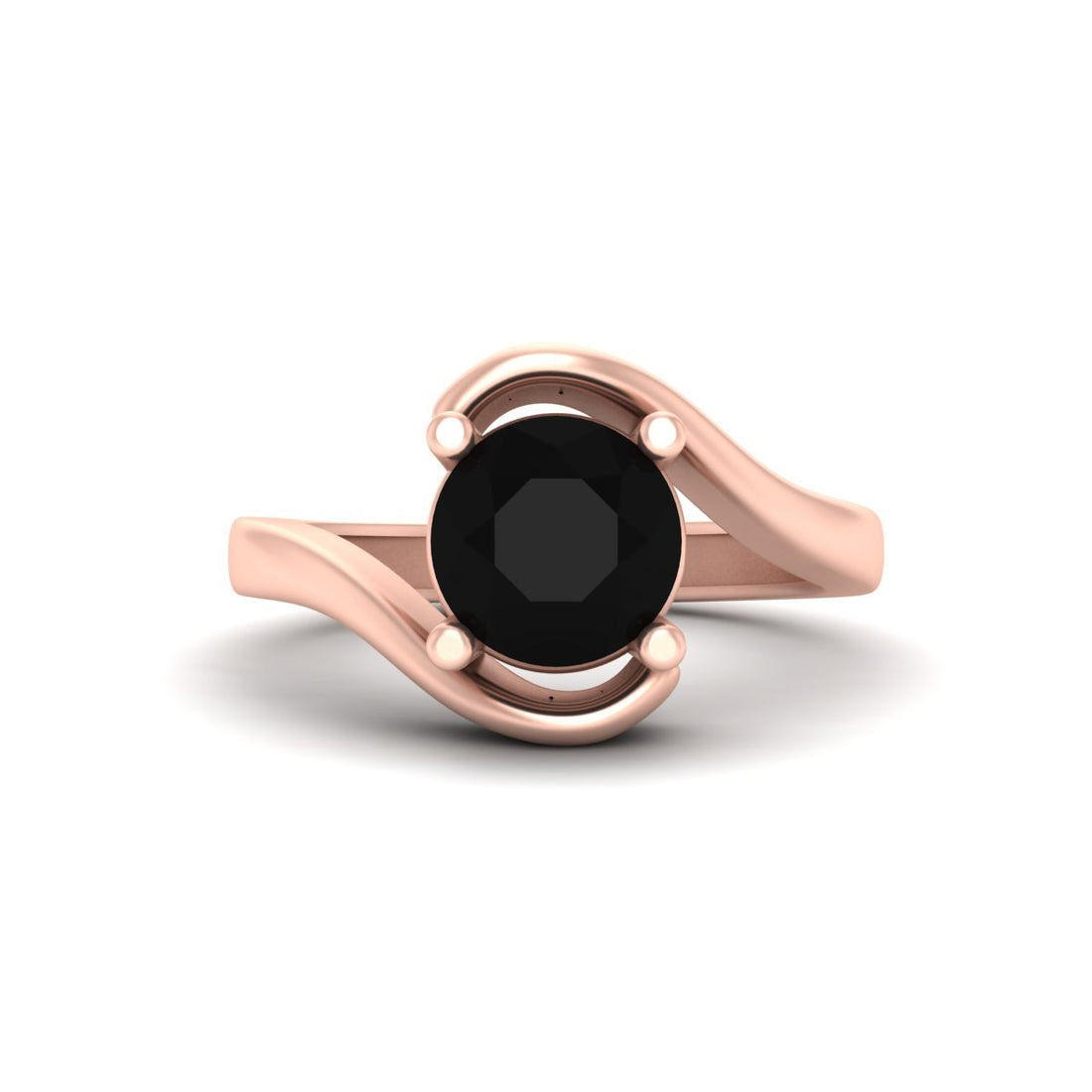 BLACK ONYX ENGAGEMENT RING